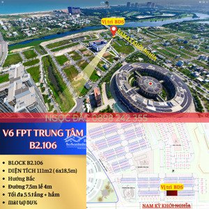 siêu phẩm v6 fpt -111m2 cạnh sông cổ cò