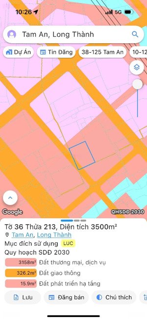 do cần tiền làm ăn, cần bán lô đất hơn 3500m2 xã tam an giá tốt nhất thị trường. lh: 