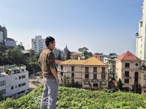 bán đất xây khách sạn tại trung tâm thị trấn tam đảo 420m2 view đẹp, 2 đầu đường trước sau