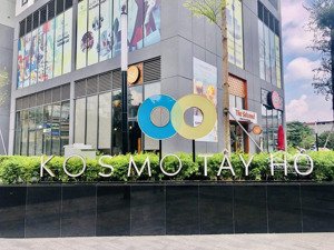 kosmo tây hồ, bán căn góc 3pn 102.7m2 thông thuỷ, ban công đông nam tầng cao view hồ tây, đã có sổ