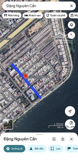 nhà 3 tầng đường đặng nguyên cẩn sát sông,hoà cường . diện tích 108m2 - cực rẻ 8.x tỷ