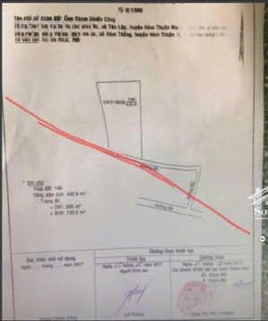 430 m2 có 300 m2 thổ cư, cách khu công nghiệp phan thiết 2km, trung tâm phan thiết 3km