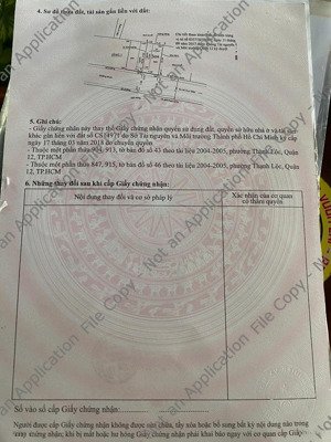 chính chủ bán lô đất siêu đẹp chiều ngang lớn 5.2m. ngay nhà hàng bến xưa kế vách gò vấp