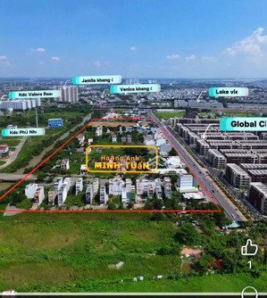 giá siêu tốt cho lô đất mặt tiền đường 659 hamt đối diện the global city