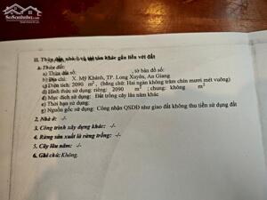 BÁN 2.090m² ĐẤT CÂY LÂU NĂM – SAU LƯNG ĐƯỜNG TRÁNH LONG XUYÊN, MỸ KHÁNH