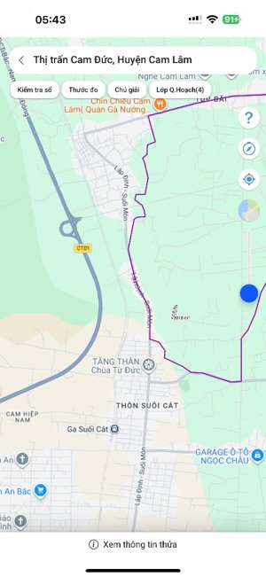 cam đức - 3000 m2 - 33 x 91m - giá chỉ 1 tỷ 450