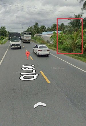 bán lô đất góc 2 mặt tiền diện tích 483m2 ql60 gần cầu hòa lộc, mỏ cày bến tre cũ