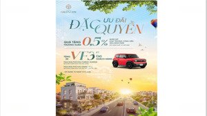 nhà phố liền kề - dòng giãn xây cực hiếm - 5,982 tỷ - vinhomes green city - nhận ngay vf3