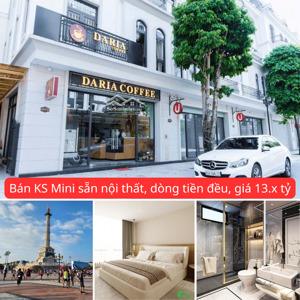 bán shophouse 84m2, mặt tiền 7m làm khách sạn mini 7 phòng, full nội thất, kđ5 trung tâm vin2