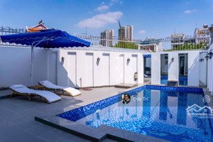 ngộp bank bán gấp nhà mặt tiền nguyễn bá huân, dt 7.44x28m - 4 tầng hồ bơi hđt 80tr/th giá 34.5 tỷ