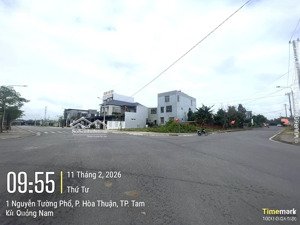 cần bán lô biệt thự 2 mặt tiền 236,8m2 đường nguyễn phúc chu hoà thuận tam kỳ -bàn thạch tp.đà nẵng