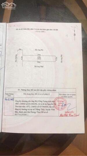 Bán nhà mặt đường Cát linh – Tràng Cát dt 100m2 giá chỉ 3xtr/m2 đang cho thuê 5tr/tháng.