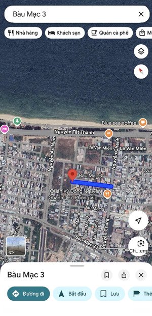 bán lô đất đường bàu mạc 3 sát biển nguyễn tất thành . diện tích 150m2 ngang 7.5m hiếm . giá 7.x tỷ