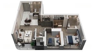 tôi chính chủ cần bán gấp căn 2 ngủ 73,2m2 toà a1 luminer evergreen.