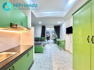 cho thuê căn hộ studio cửa sổ_máy giặt riêng_full nt_thang máy_hẻm xe hơi gần viettel tower