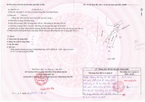 Qsdđ Thửa đất Số: 521, Tbđ Số 9, Khu Phố Bàu Ké, Xã đồng Phú, Tỉnh đồng Nai