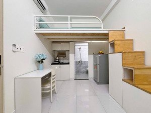 phòng gác lửng 25m full nội thất, rộng rãi, 359 lê văn sỹ - giá 5tr3