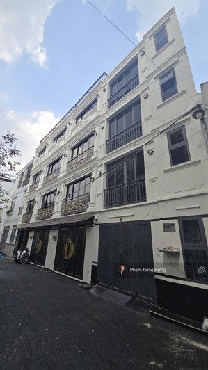 nhà gần cv gia định, bv175 - 2 mặt tiền hẻm oto gần phạm văn đồng, p3,gò vấp, 51.6m2, 5 tầng, 10 tỷ