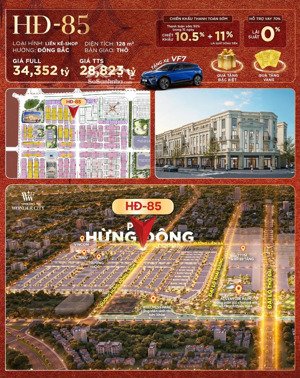 hđ-7x liền kề shop hừng đông dt 136m2 - giá ck 31.056 tỷ+ xe+ quà vốn 9.317 tỷ giải ngân 21.740 tỷ