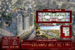 căn hộ f53805 sun cầu giấy, 4n rẻ nhất thị trường ạ, ban công đn giá tts 169tr/m2. ac liên hệ em ạ.