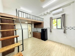 phòng gác lửng full nội thất, an ninh ngay chợ tân hương