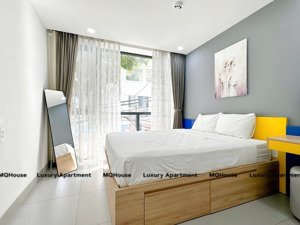 cho thuê chung cư quận 3 ( phòng ngủ ban công - 55m2 )