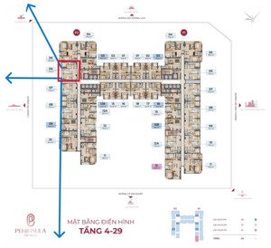 giá tốt 4,5 ty/73m2! căn giữa 2 phòng ngủ view panorama vịnh đà nẵng, núi sơn trà và cửa sông hàn