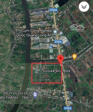 Quỹ đất Ptda 48ha (skc) Mt đường 824, Lương Hòa, Bến Lức, Long An