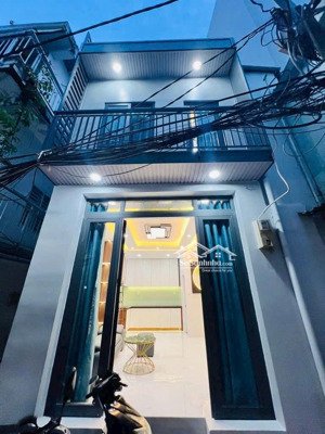 bán nhà 2 tầng - tặng full nội thất - 391/ huỳnh tấn phát - thông bùi văn ba - hẻm vf3