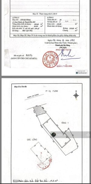 lô đất mặt tiền đường hải phòng, lõi trung tâm thành phố.