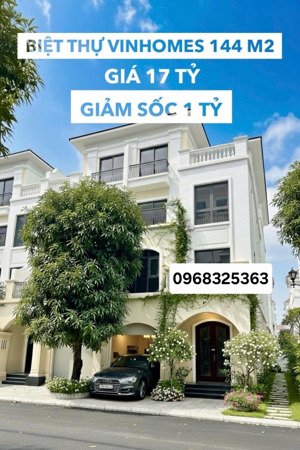 bán biệt thự dt 144m2 tại vinhomes ocean park 2, 17 tỷ vnd
