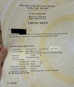 chính chủ cần bán lô đất 100m vuông