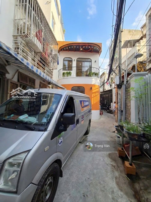 chỉ 4,85 tỷ - hẻm xe hơi chu văn an - nhà mới 2pn 2wc - ngang 4,38m