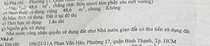 Nhà 2 tầng 4.2x11m nở hậu 7m 4PN 2WC 106/21/11A Phan Văn Hân 5.8 tỷ
