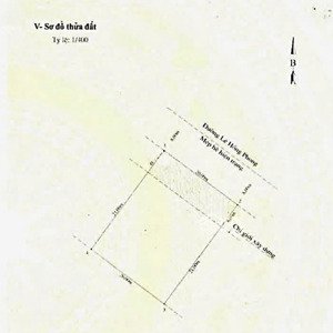 bán lô đất 540m2 cực hiếm, siêu vip mặt đường lê hồng phong - xây cao tầng