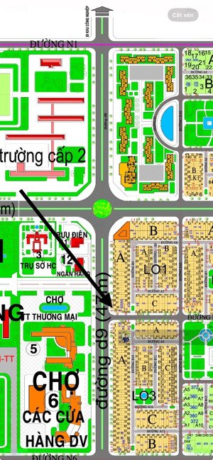 bán đất hud nhơn trạch nhóm 3 l01 mặt tiền huỳnh thúc kháng 47m 90m