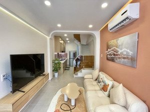 nhà mới đẹp - hẻm xe tải chu văn an 3 tầng btct 3x14.2 có 3pn không lộ giới quy hoạch tặng full nt