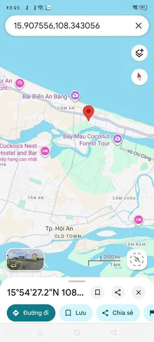 bán đất 2 mặt tiền gần biển an bàng - hội an- đà nẵng