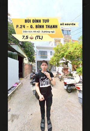 nhà bình thạnh - gần chợ bà chiểu - diện tích: 44 m2 - 3 phòng ngủ - chỉ hơn 7 tỷ