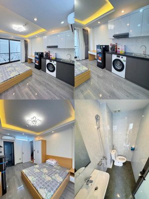 chính chủ cho thuê căn hộ ccmn ban công phố đội cấn, full đồ, máy giặt riêng