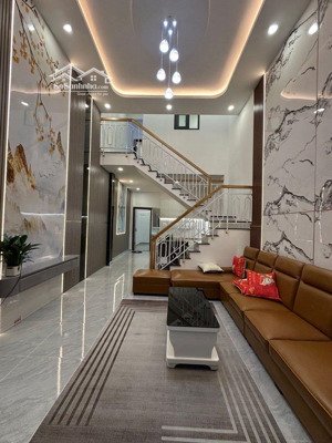 chỉ 4.48 tỷ có ngay nhà 4x14m thạnh lộc 19, q12 - 2 tầng hxh gần ngã 4 ga