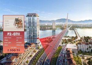 cần bán gấp căn hộ p2 - 0711 studio view sông hàn cầu trần thị lý giá rẻ nhất thị trường