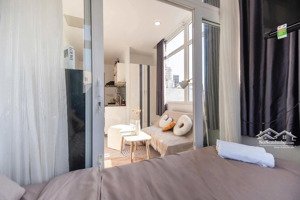 cho thuê căn hộ 1pn quận 1 - full nội thất, cửa sổ lớn