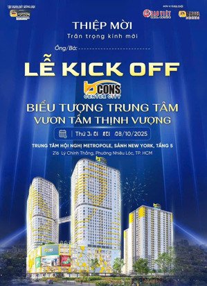 kick off bcons center city biểu tượng mới, tầm cao mới lh biết thêm thông tin mới
