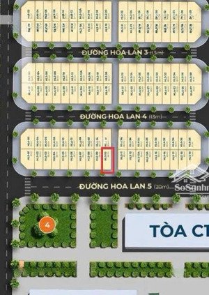 căn xẻ khe dự án him lam central park, an hồng - 60m2 - mt 5m - 4 tầng - view chung cư