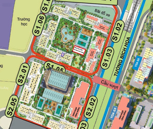 shop 30m2 - view nội khu rộng - toà s1.05 - giá 6,5 tỷ 