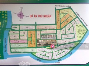 trục chính đường 659 - bán lô a2 tại kdc phú nhuận p. plb - dt 14,2x24,2m(342m2) - giá bán 117tr/m2