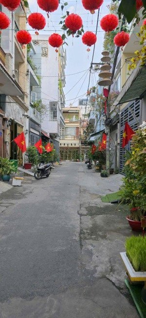 nhà bán đường bình long_40m2_đúc bê-tông_hẻm 5m_giá 4,8tỷ