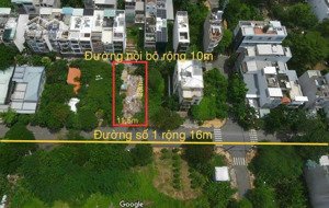 bán lô đất biệt thự 2 mặt tiền đường trước sau, 11.5x20m, đường lớn, sổ hồng, giá tốt