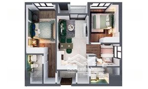 giá cực tốt - căn hộ 2,5 phòng ngủ, lô góc dự án sentosa sky park - chỉ 2,66 tỷ